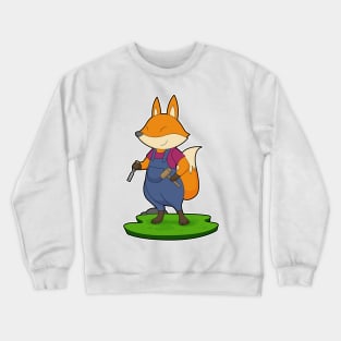 Fox Craftsman Chisel Hammer Crewneck Sweatshirt